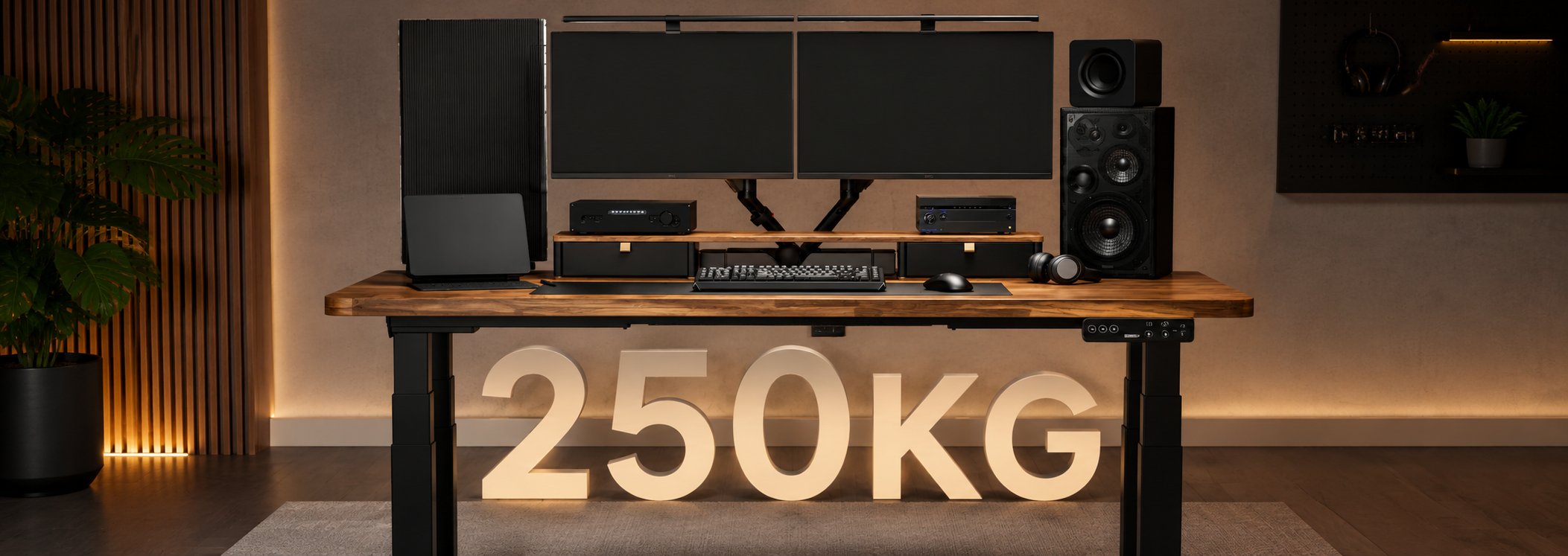 Axis Monolith in a modern home office with ergonomic chair